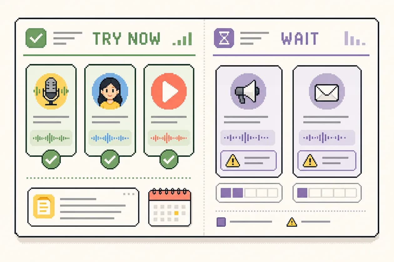 A balanced decision between a channel to test now and a channel to defer